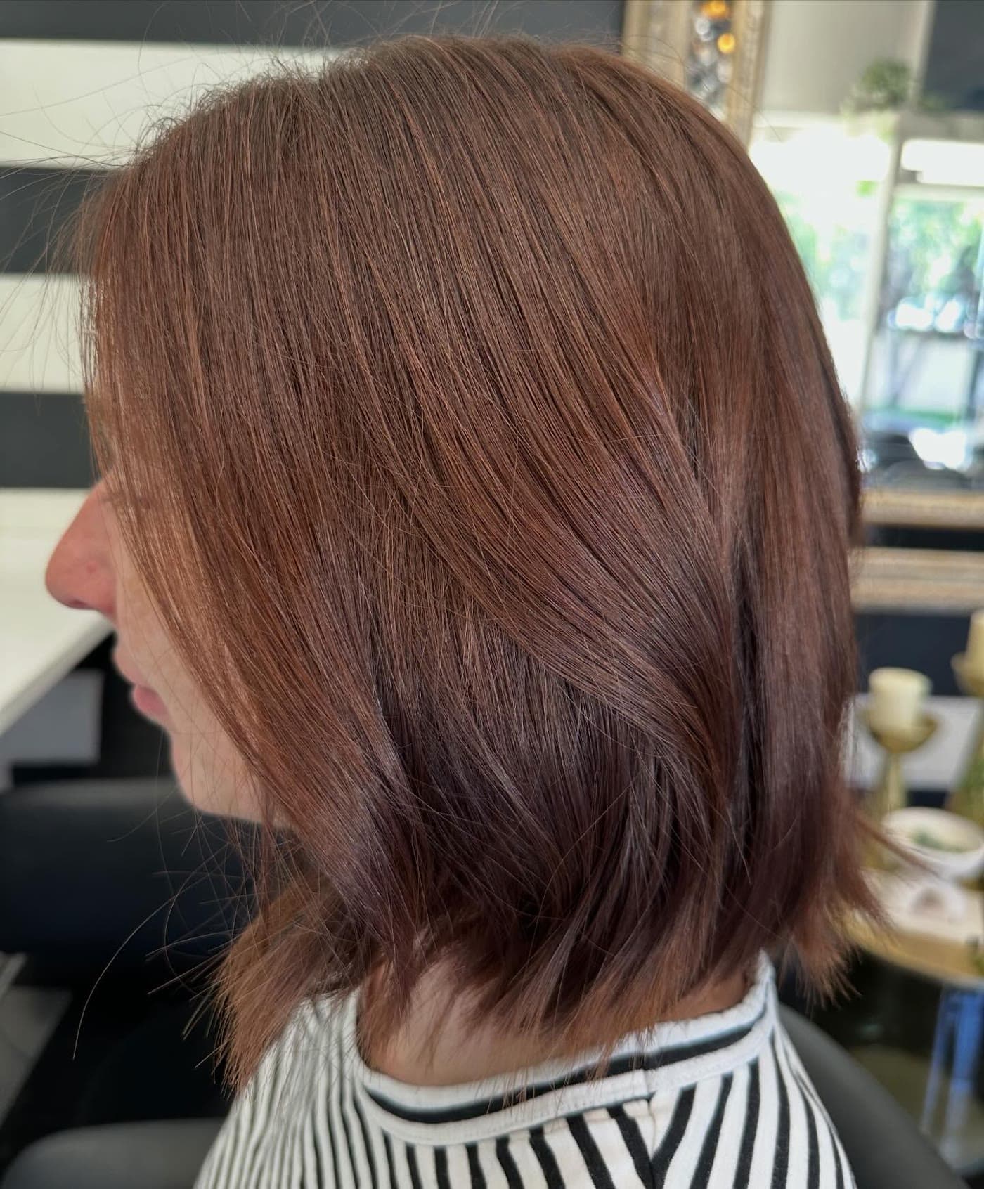 Rich autumn copper — hair by Frizz