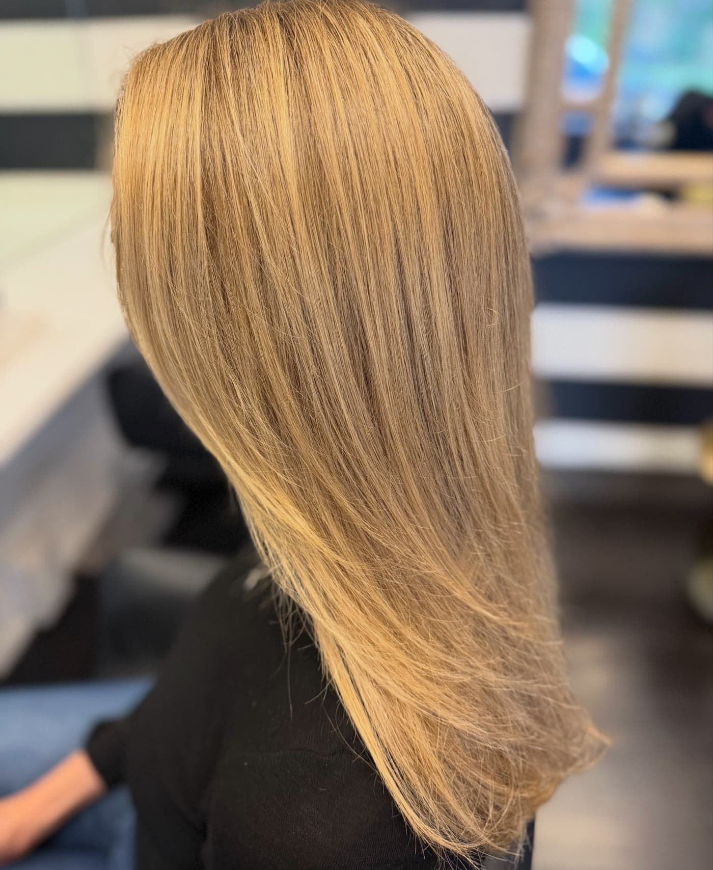 Golden blonde — hair by Frizz